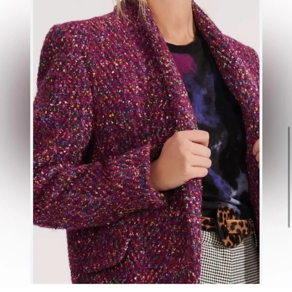 Veronica Beard Crispin Tweed Jacket Coat - Picture 4 of 16